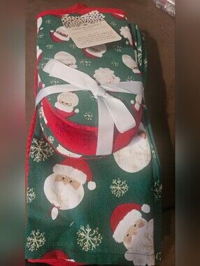 🎄Christmas Towels & Oven Mitt Bundle